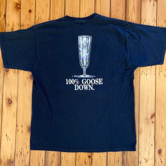 Vintage Early Y2K Goose Island IPA Goose Down XL Graphic Tee - Picture 3 of 5